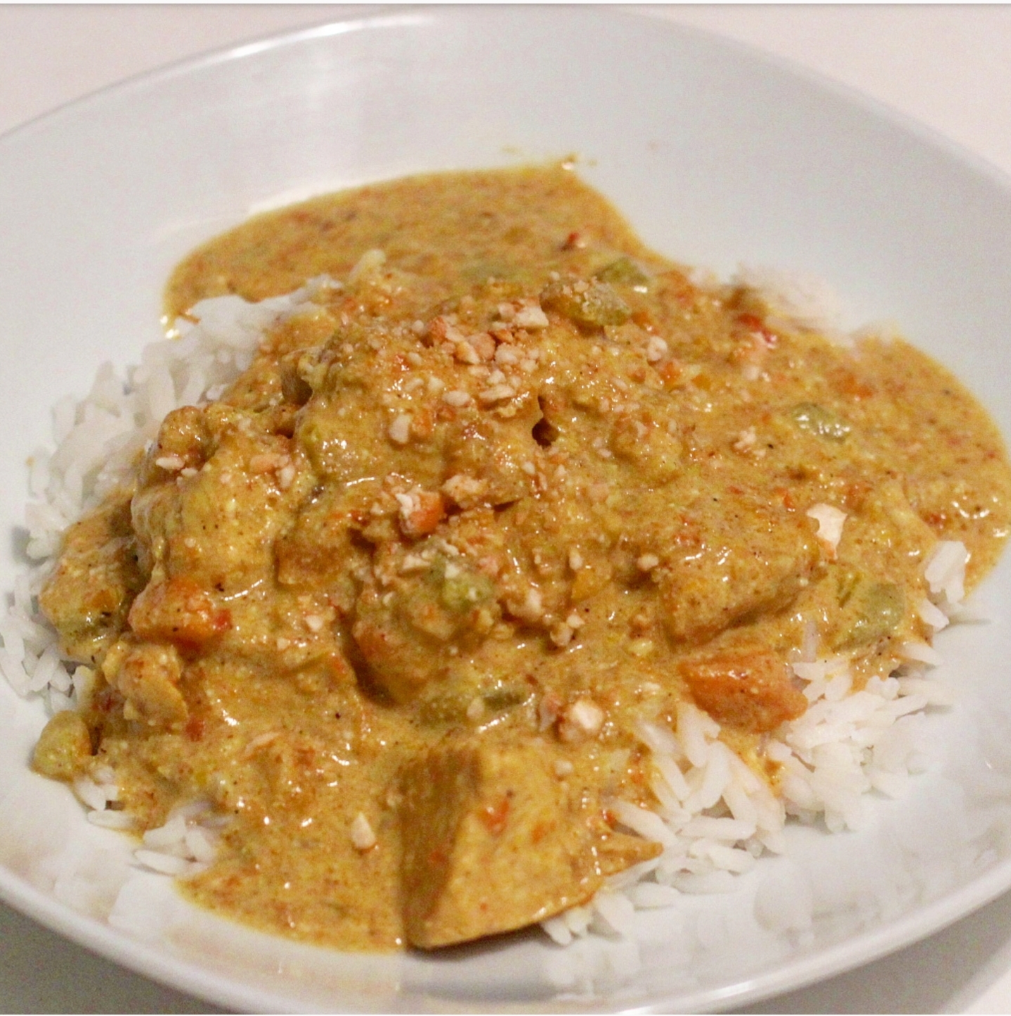 From My Kitchen: Curried Chicken with Cashews