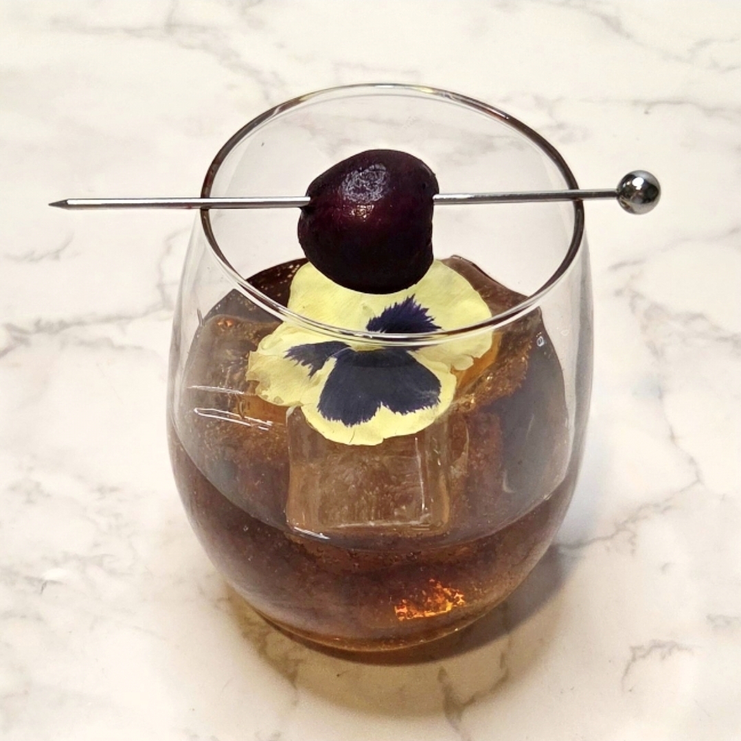Chocolate Cherry Cognac Old Fashioned